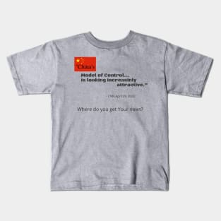 Where do you get your news? Kids T-Shirt